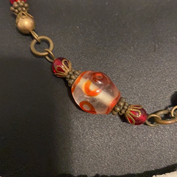 Vintage Valentine Love Beads.   Red and delicate.Unusual rare statement piece 🌹 - Picture 3 of 5